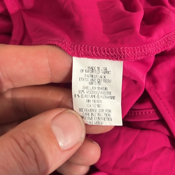 Helmut Lang Faint Jersey Sleeveless Keyhole Tunic, size Petite - Picture 6 of 12